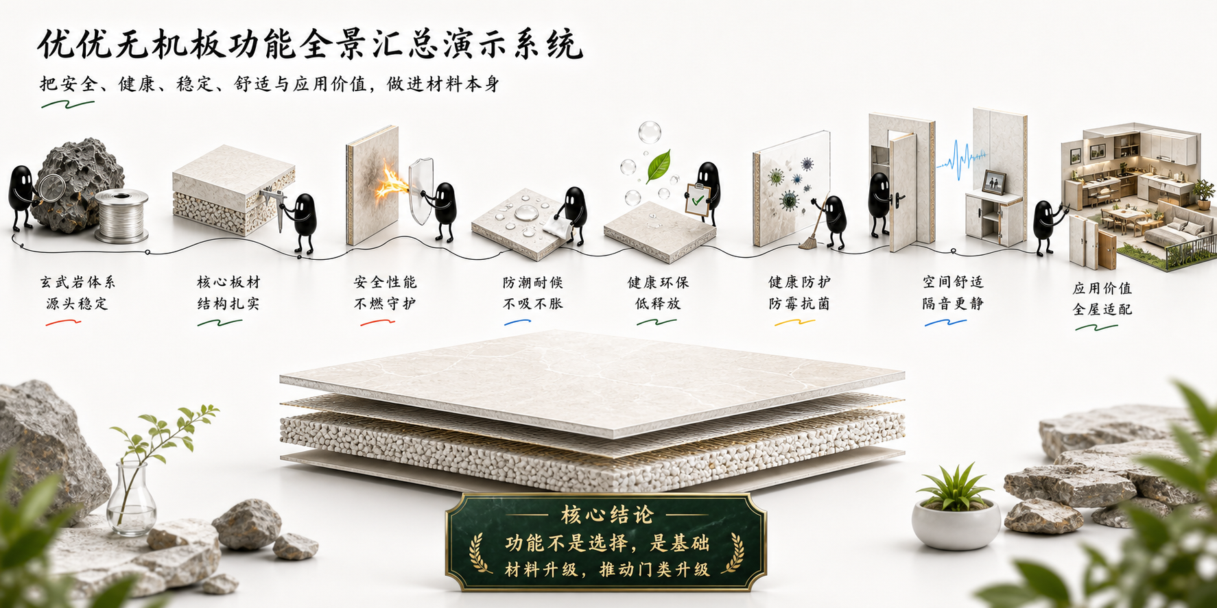 优优无机板功能全景汇总演示系统预览图