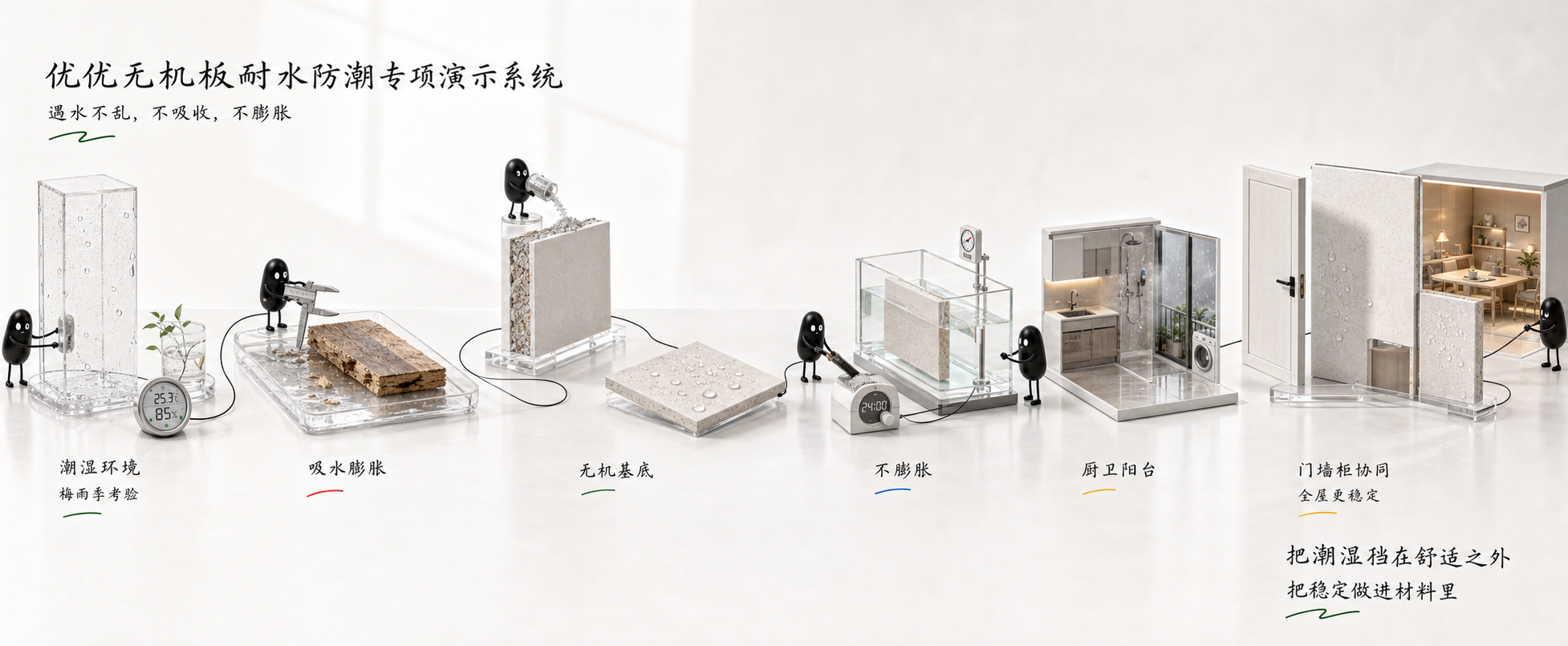 优优无机板耐水防潮专项演示系统预览图